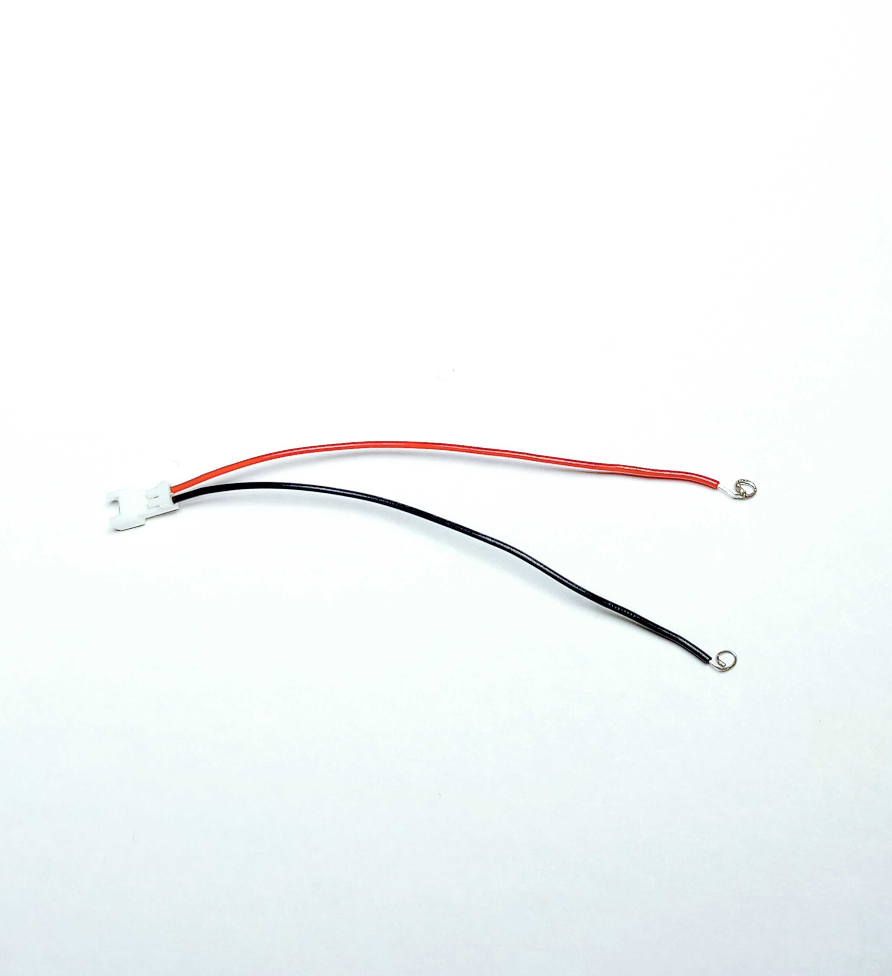 Tinned sensor connector wires bent into loops